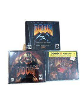 Doom Lot Collectors Edition Trilogy Doom 3 II Mania Vol 1 PC Games Mature